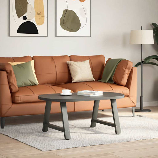 Coffee Table Legs A-Shaped 2 pcs Anthracite 60x(42-43) cm Steel