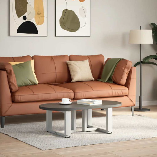 Coffee Table Legs T-Shaped 2 pcs White 40x25x(30-31) cm Steel