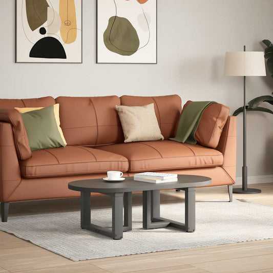 Coffee Table Legs T-Shaped 2 pcs Anthracite 50x25x(30-31) cm Steel