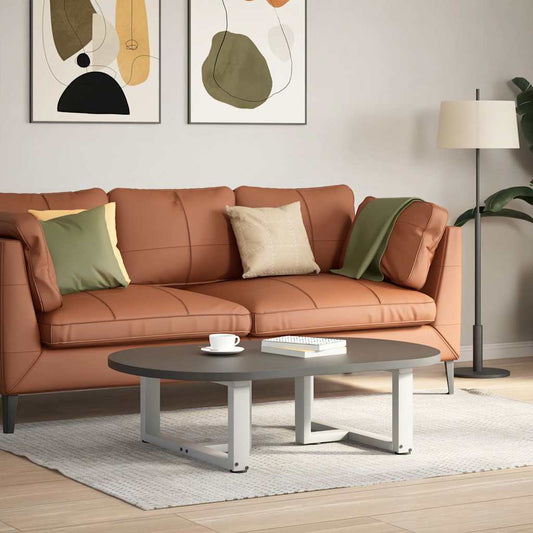 Coffee Table Legs T-Shaped 2 pcs White 70x25x(30-31) cm Steel