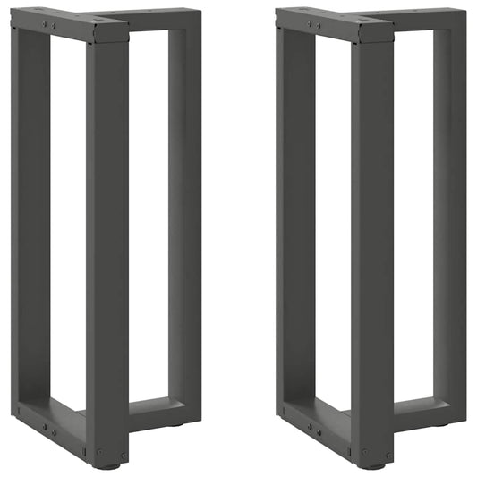 Bar Table Legs T-Shaped 2 pcs Anthracite 40x35x(90-91) cm Steel