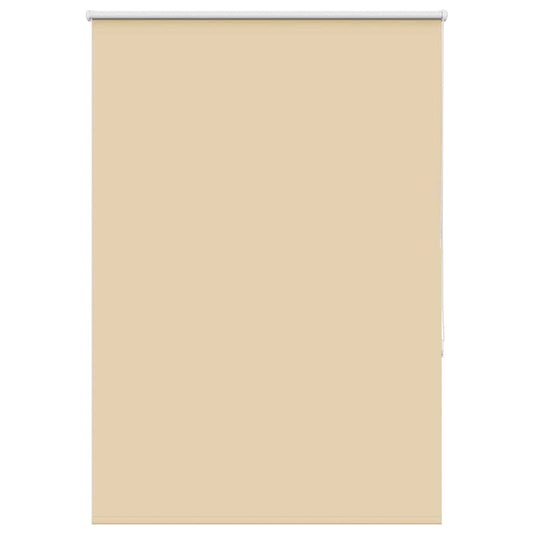 Roller Blind Blackout Beige 90x130 cm Fabric Width 85.7 cm