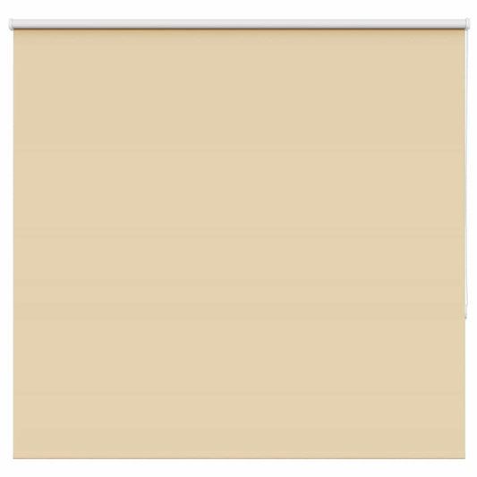 Roller Blind Blackout Beige 145x130 cm Fabric Width 141.6 cm