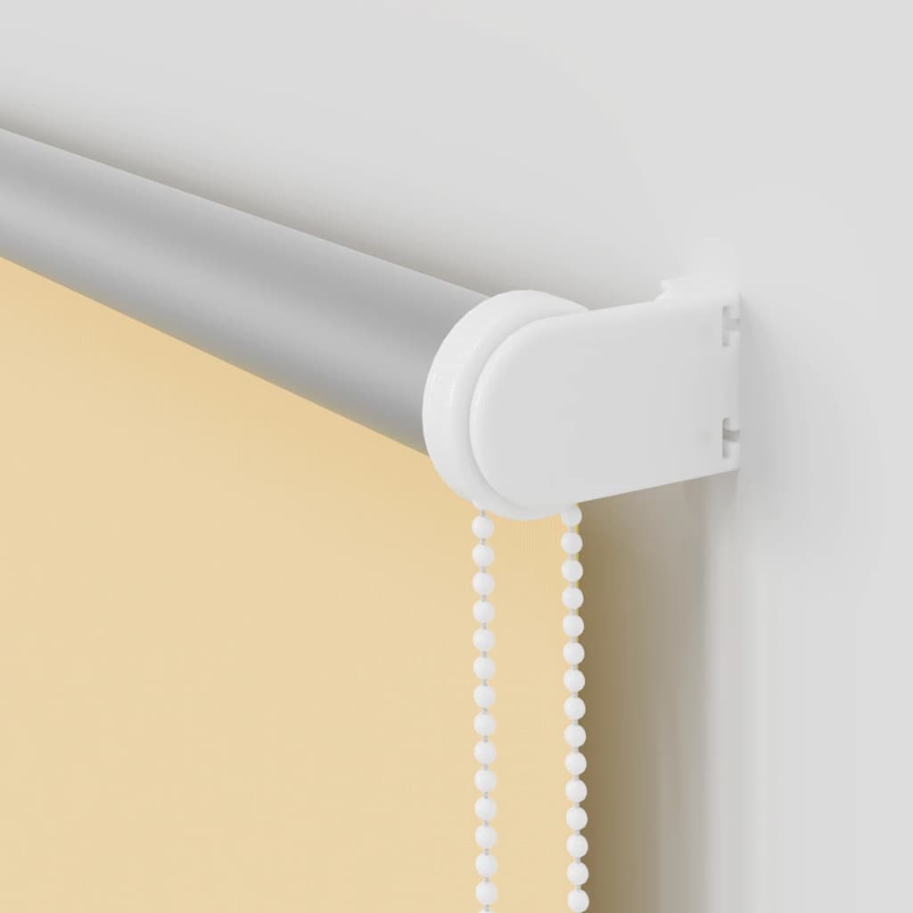 Roller Blind Blackout Beige 135x175 cm Fabric Width 131.6 cm Polyester