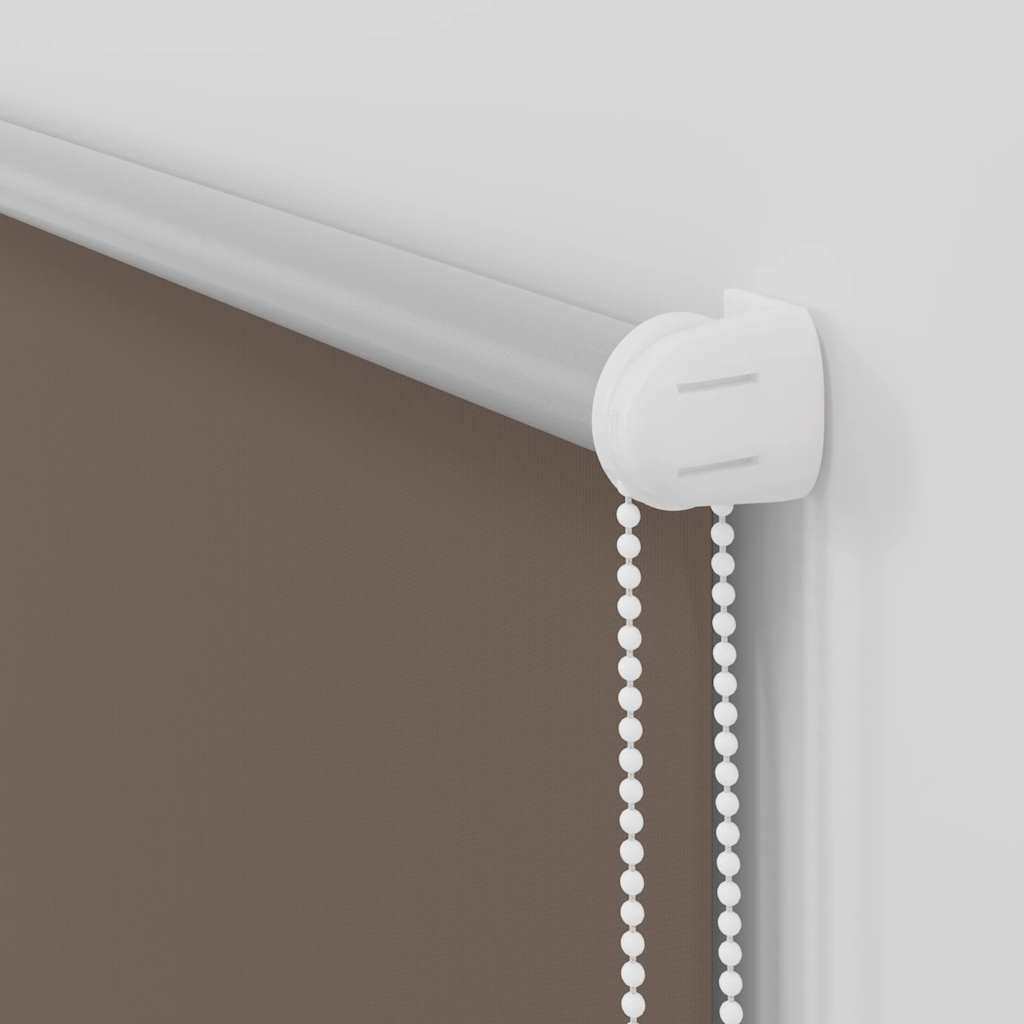 Roller Blind Blackout Coffee 45x175 cm Fabric Width 40.7 cm Polyester