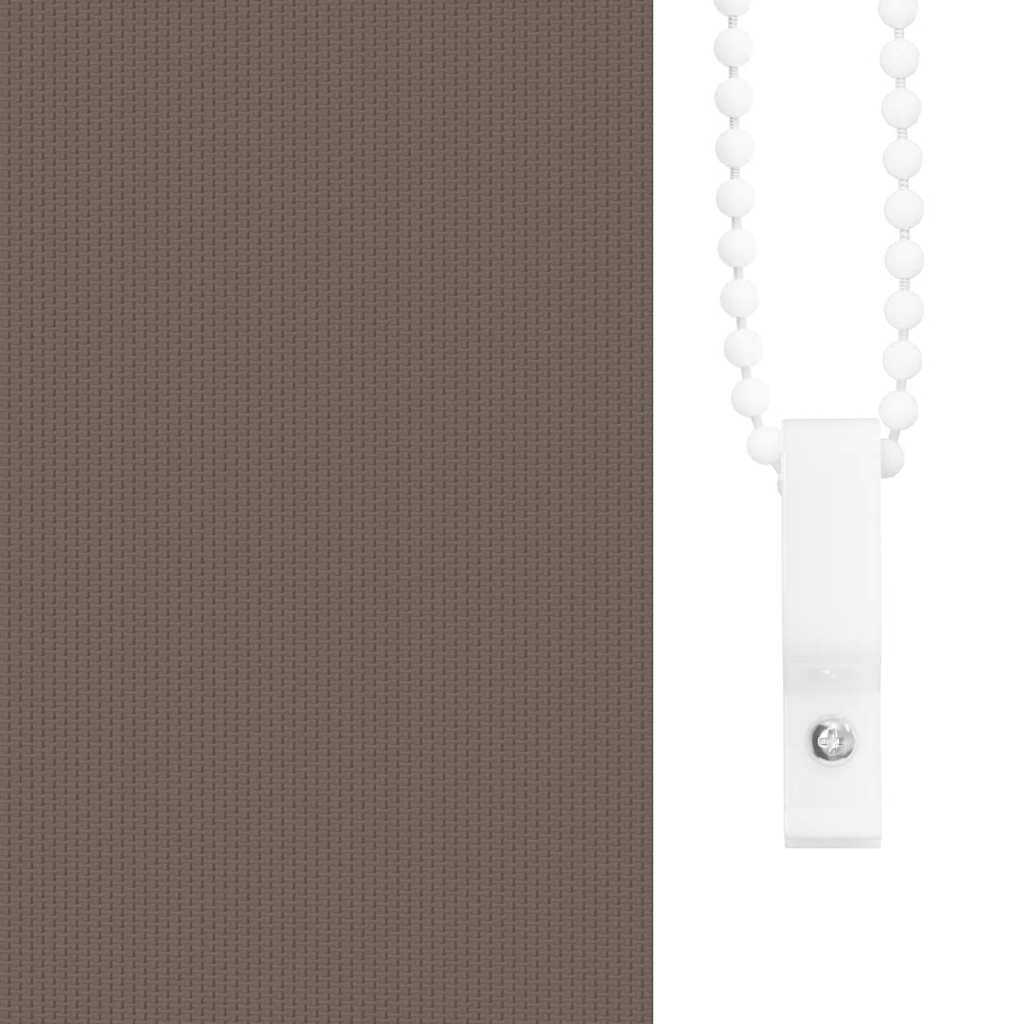 Roller Blind Blackout Coffee 60x210 cm Fabric Width 55.7 cm Polyester