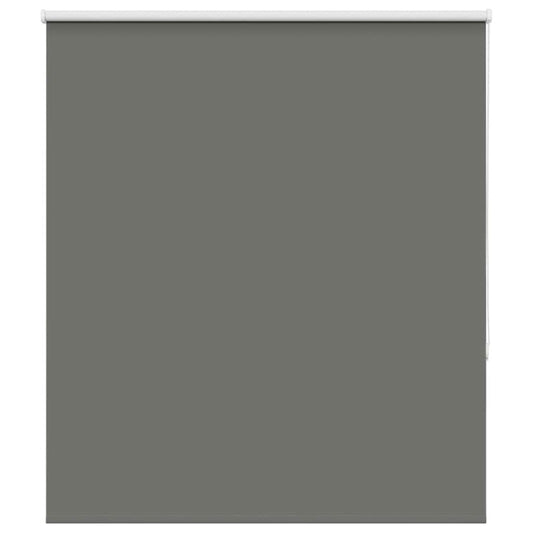 Roller Blind Blackout Grey 125x130 cm Fabric Width 121.6 cm Polyester