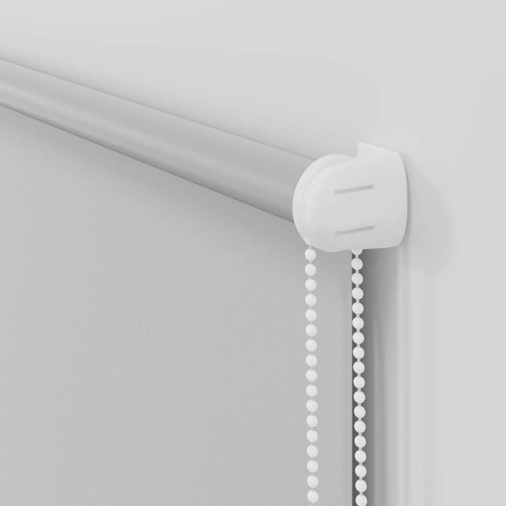 Roller Blind Blackout Light Grey 95x175 cm Fabric Width 90.7 cm Polyester