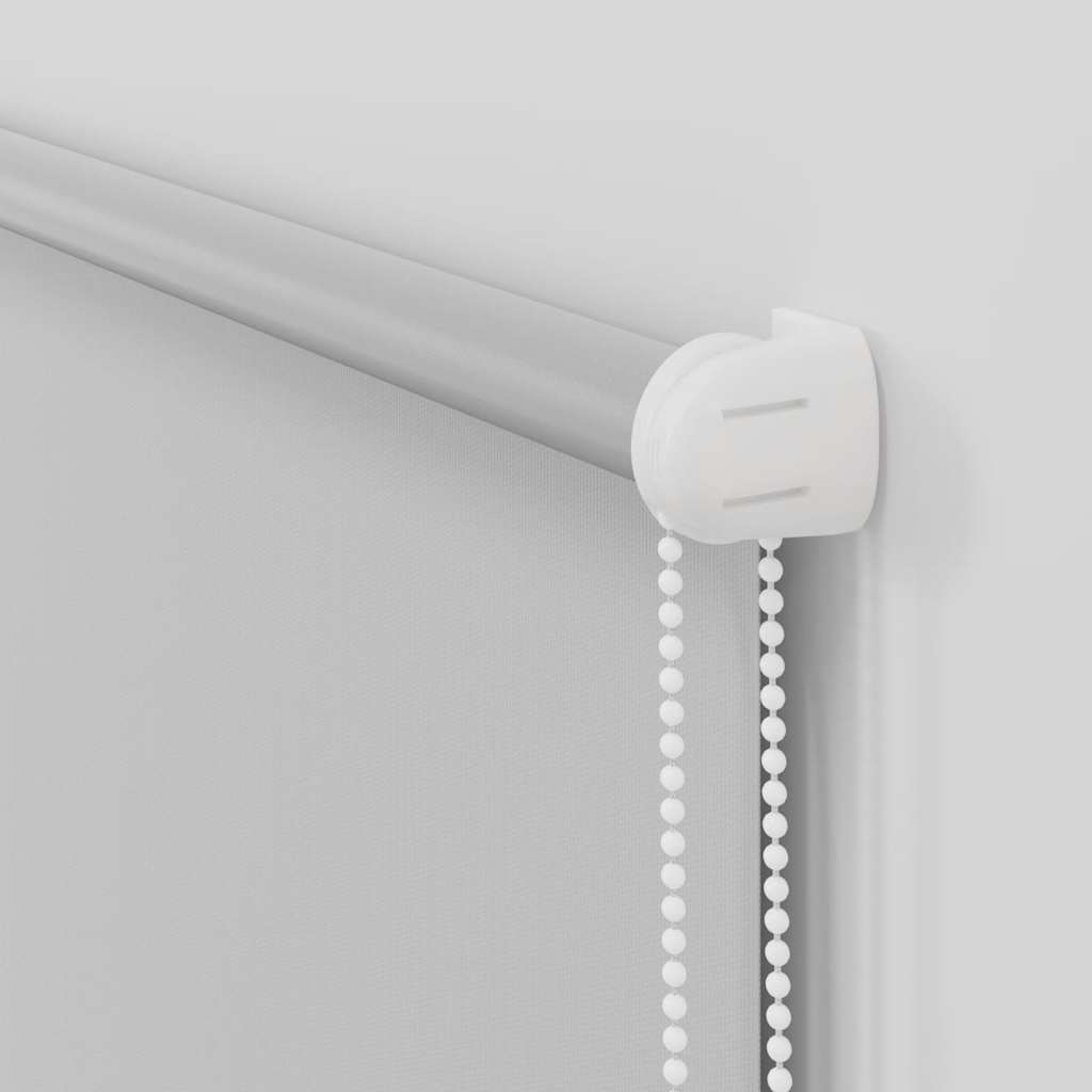 Roller Blind Blackout Light Grey 55x230 cm Fabric Width 50.7 cm Polyester