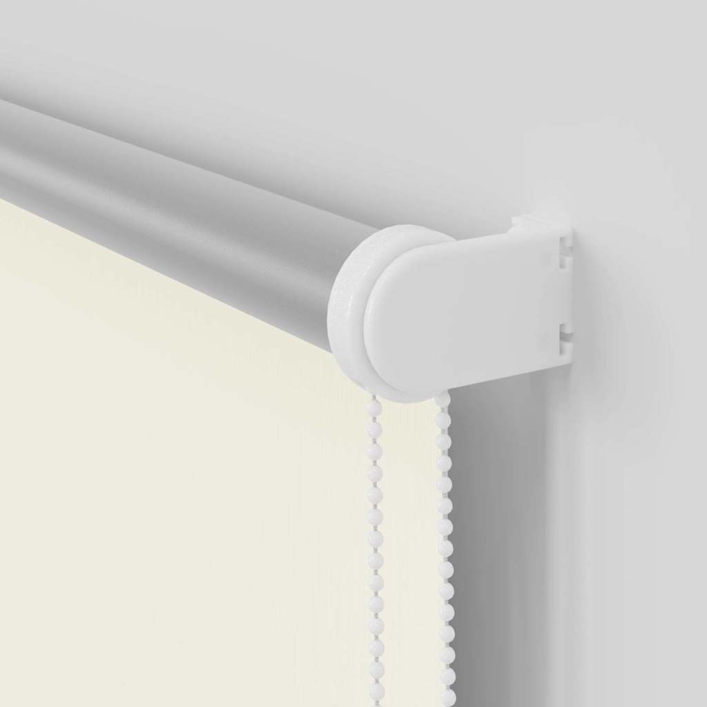 Roller Blind Blackout Off White 135x150 cm Fabric Width 131.6 cm Polyester