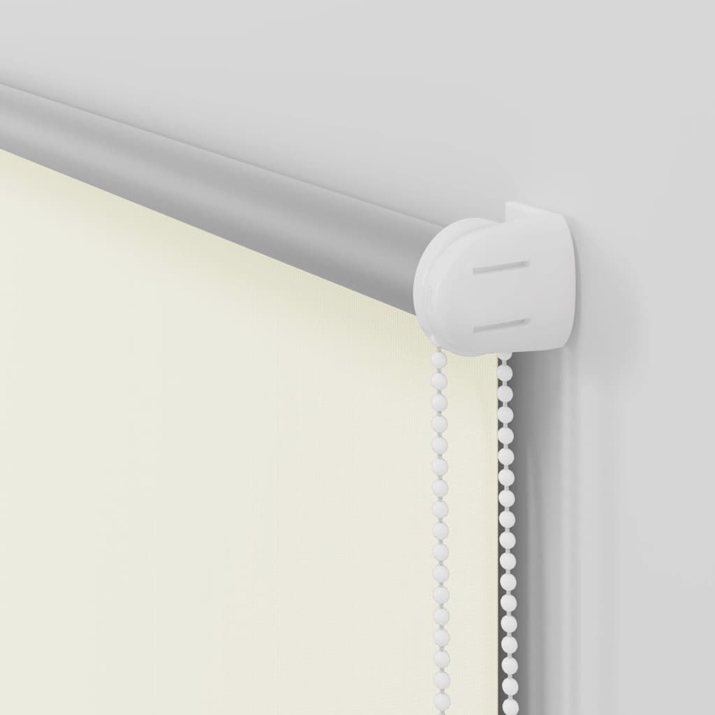 Roller Blind Blackout Off White 50x175 cm Fabric Width 45.7 cm