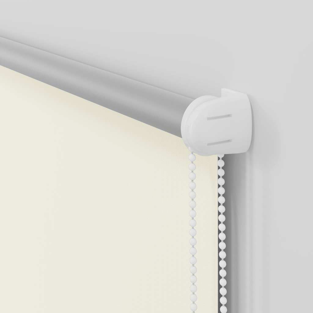 Roller Blind Blackout Off White 55x210 cm Fabric Width 50.7 cm Polyester