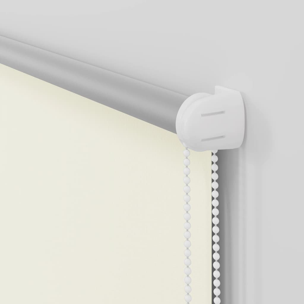 Roller Blind Blackout Off White 105x210 cm Fabric Width 100.7 cm Polyester
