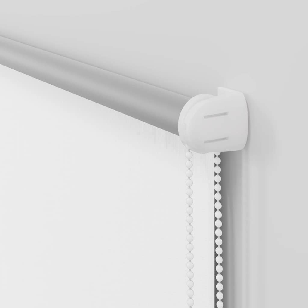 Roller Blind Blackout White 100x210 cm Fabric Width 95.7 cm Polyester