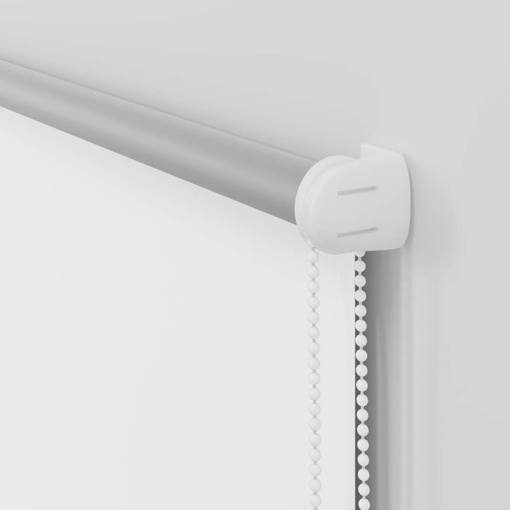 Roller Blind Blackout White 110x210 cm Fabric Width 105.7 cm Polyester