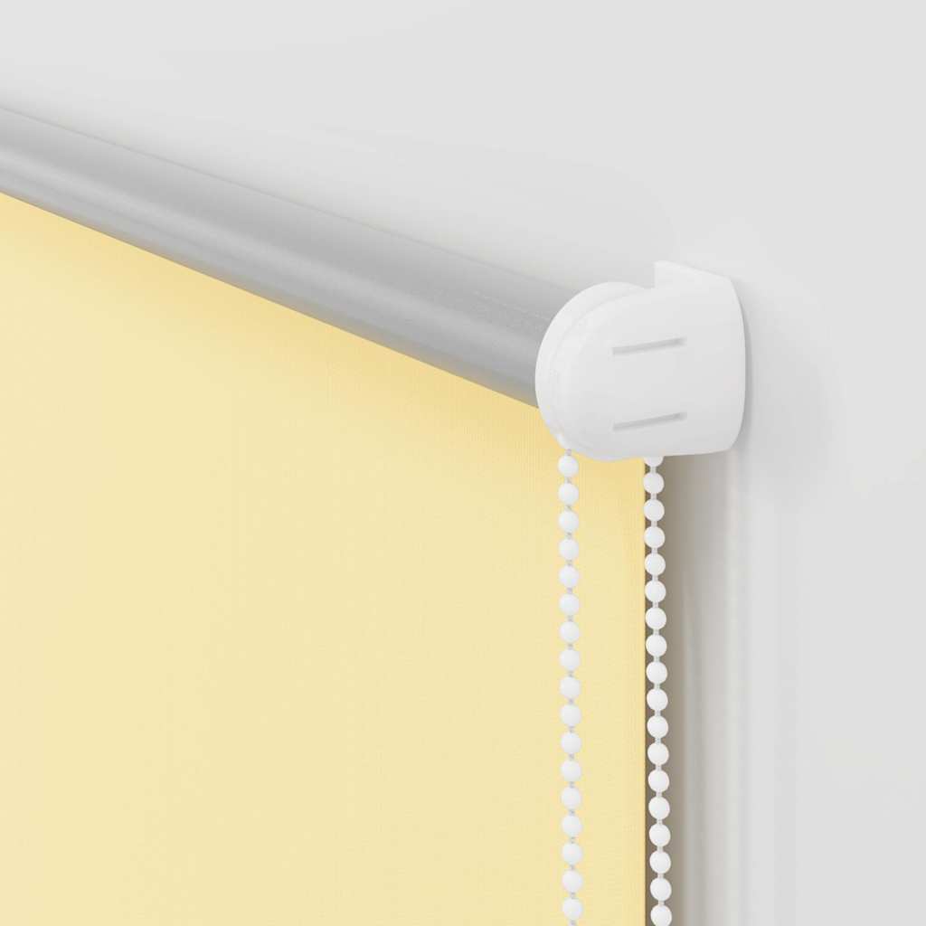 Roller Blind Blackout Yellow 55x150 cm Fabric Width 50.7 cm Polyester