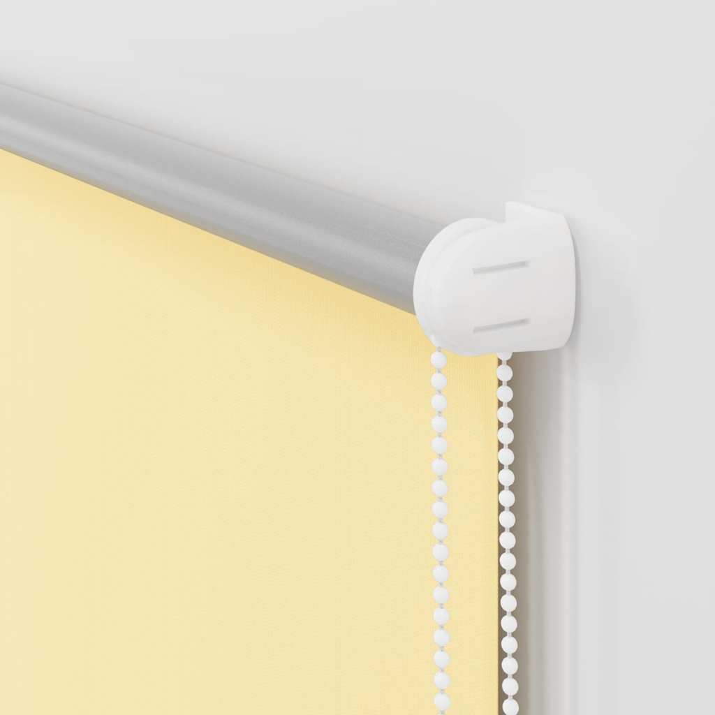 Roller Blind Blackout Yellow 75x150 cm Fabric Width 70.7 cm Polyester