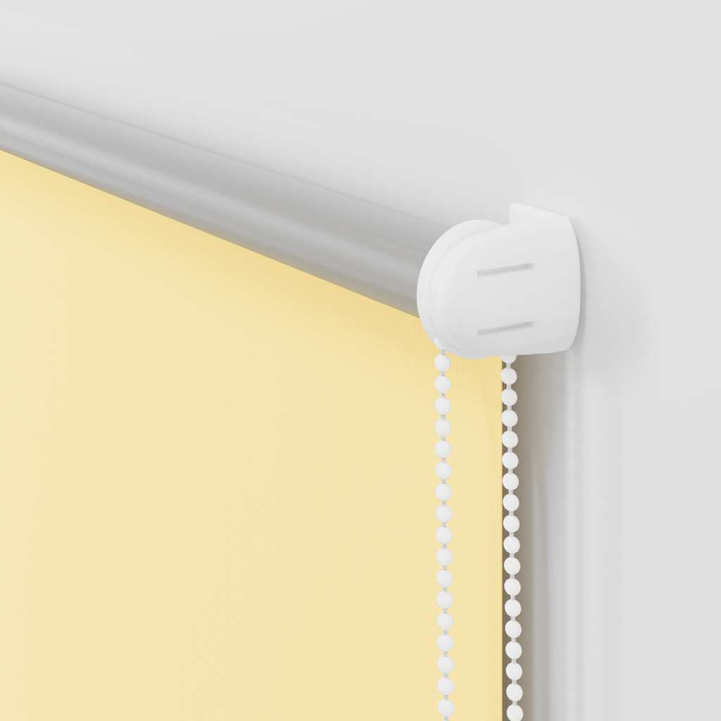 Roller Blind Blackout Yellow 90x150 cm Fabric Width 85.7 cm Polyester