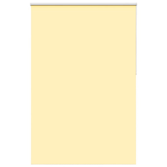 Roller Blind Blackout Yellow 150x230 cm Fabric Width 146.6 cm