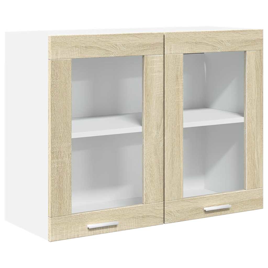 8 Piece Kitchen Cabinet Set Lyon Sonoma Oak Engineered Wood