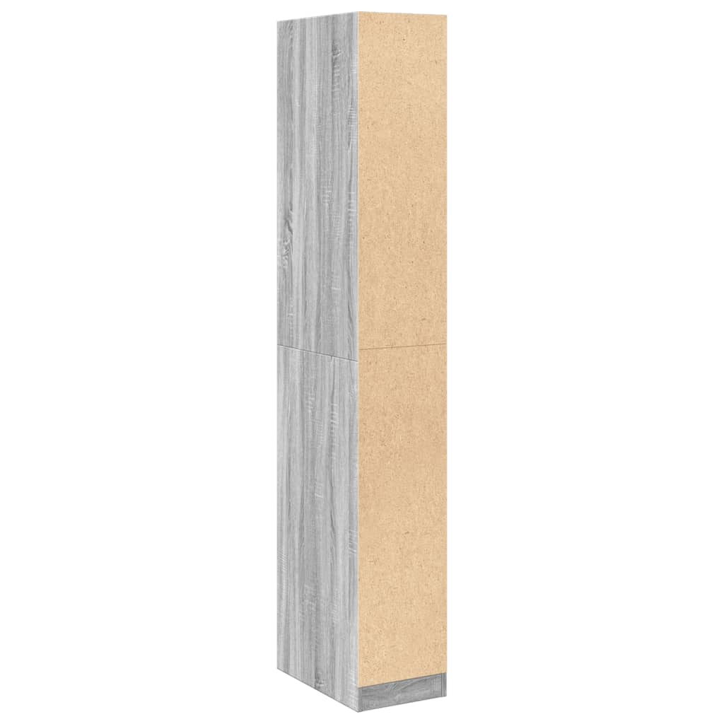 Wardrobe Grey Sonoma 30x50x200 cm Engineered Wood