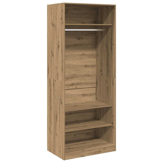 Wardrobe Artisian Oak 80x50x200 cm Engineered Wood