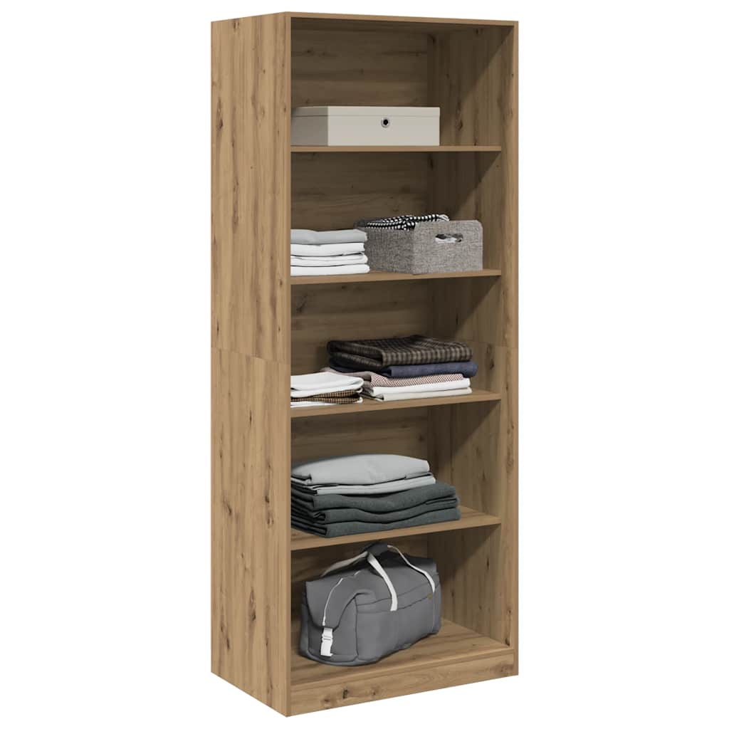 Wardrobe Artisian Oak 80x50x200 cm Engineered Wood