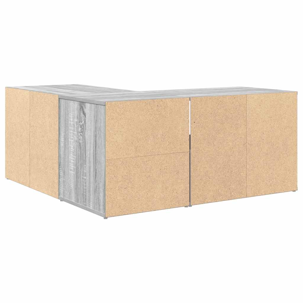 Corner Cabinet Grey Sonoma 160x40x45 cm Engineered Wood