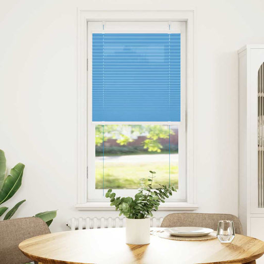 Pleated Blind Blue 65x100 cm Fabric Width 64,4 cm Polyester