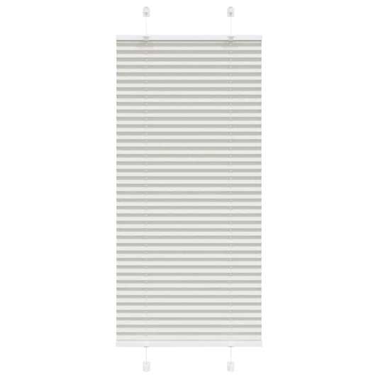 Pleated Blind Light Grey 55x150cm Fabric Width 54.4cm Polyester