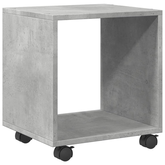 Rolling Cabinet Concrete Grey 37x33x42.5 cm Engineered Wood