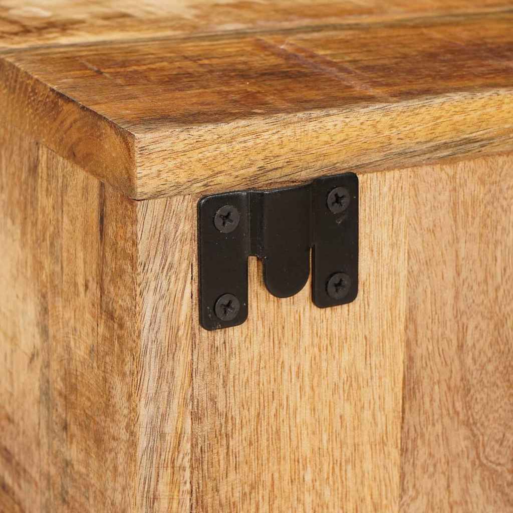 Bedside Table 2 pcs Brown 35 x 33 x 48 cm Solid Mango Wood