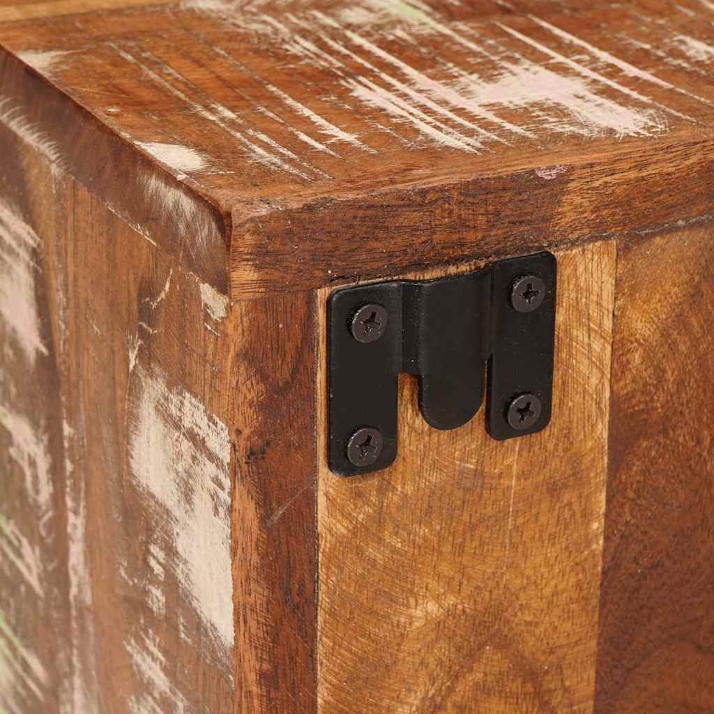 Bedside Table 2 pcs Brown 35 x 33 x 48 cm Solid Reclaim wood