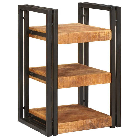 Bedside Table 2 pcs Brown and Black 38 x 33 x 58 cm
