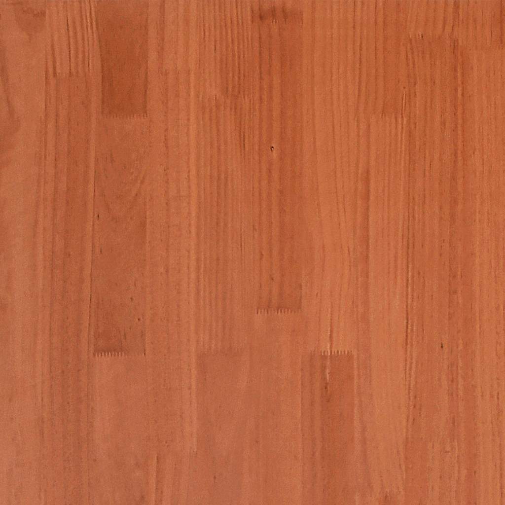 Bed frame without Mattress Wax Brown 140x200 cm Solid Wood Pine