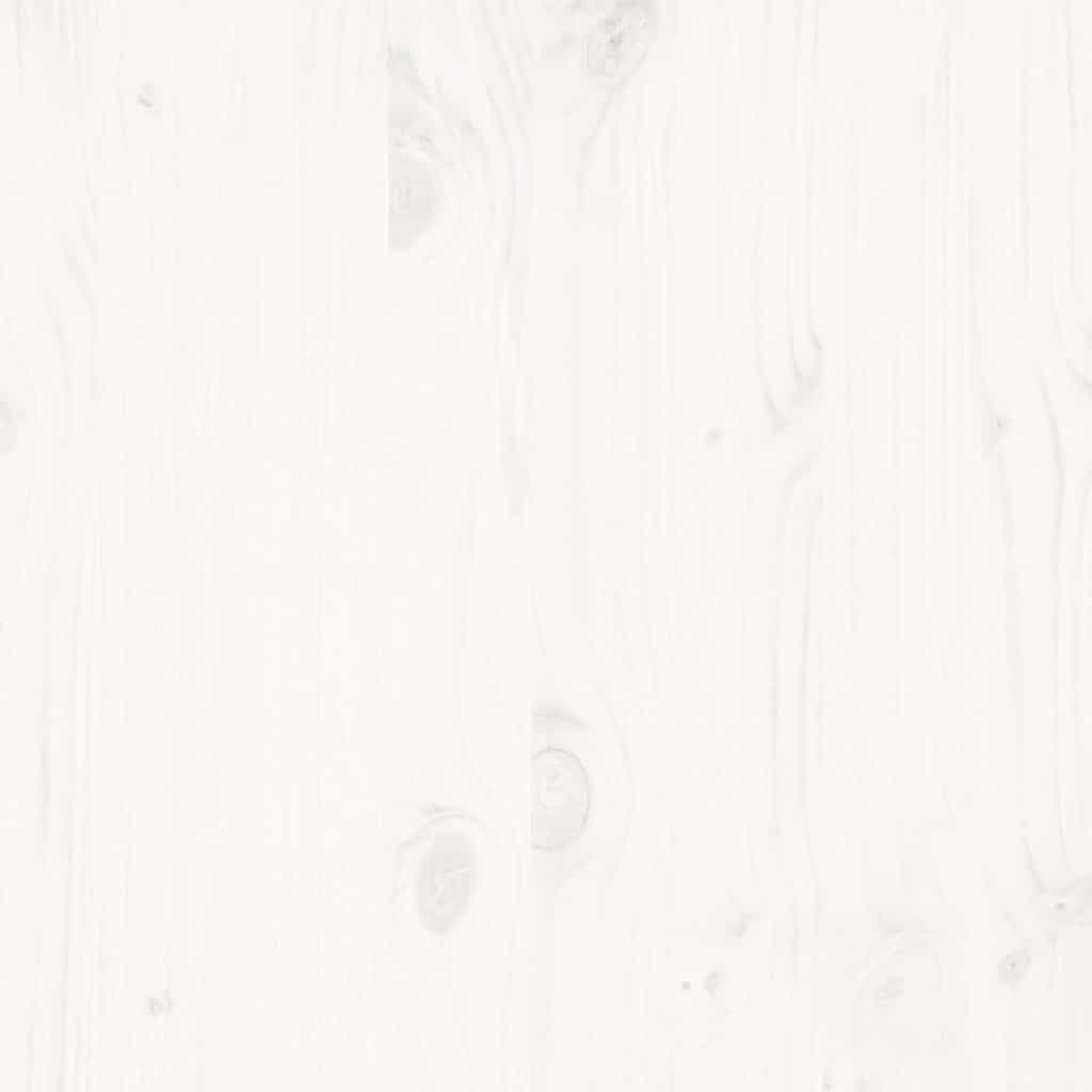 Bed frame without Mattress White 140x190 cm Solid Wood Pine