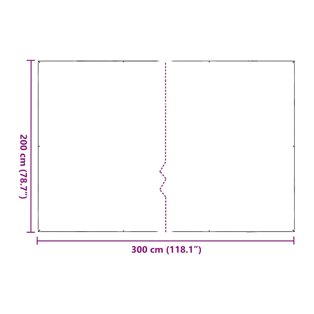 Plant Cover with Eyelets 2x3 m Polyethylene