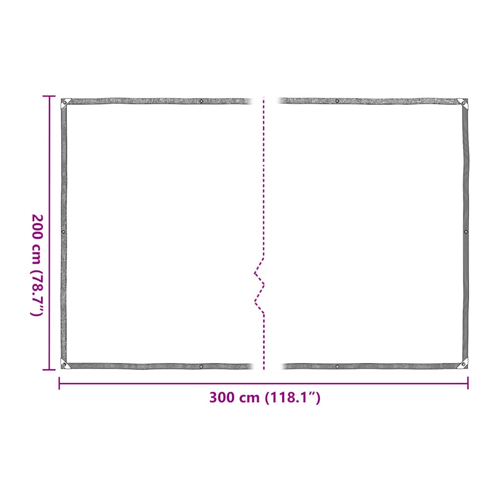 Plant Cover with Eyelets 2x3 m Polyethylene