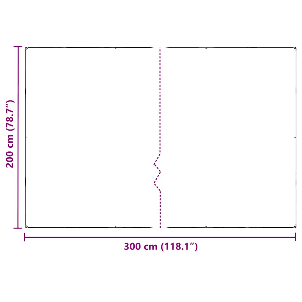 Plant Cover with Eyelets 2x3 m PVC