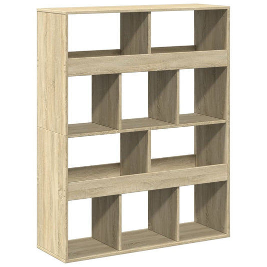 Bookcase Sonoma Oak 100x33x125,5 cm Engineered Wood