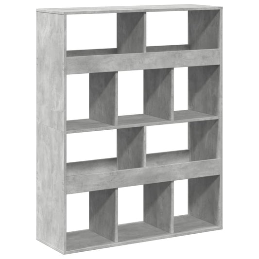 Room Divider Concrete Grey 100x33x125,5 cm Engineered Wood