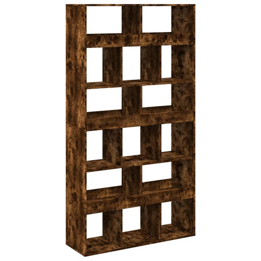 Room Divider Smoked Oak100x33x187,5 cm Engineered Wood