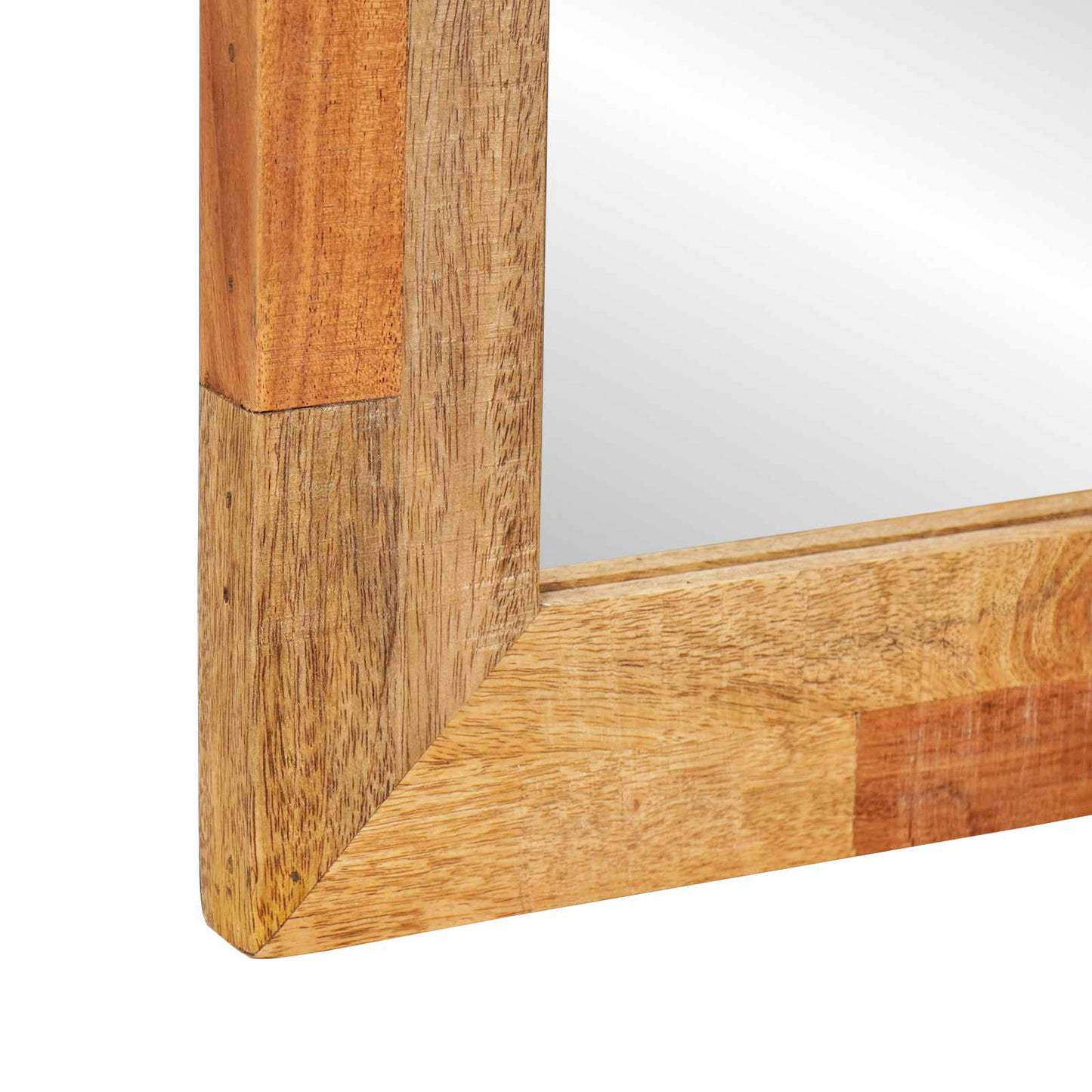Bathroom Sets 2 pcs Natural Solid Mango Wood