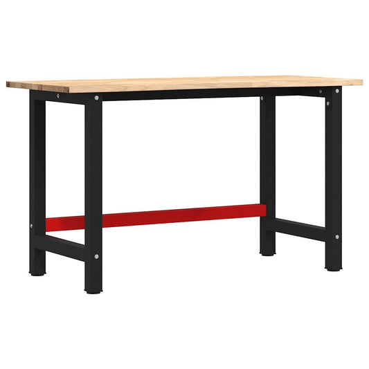 Workbench 140x60x81,5 cm Solid Wood Oak