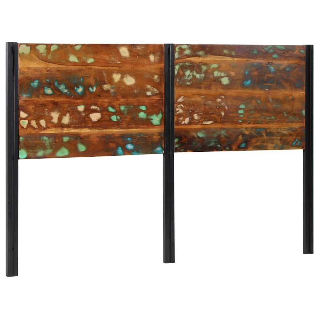 Headboard 160 cm Solid Wood Reclaimed and Iron