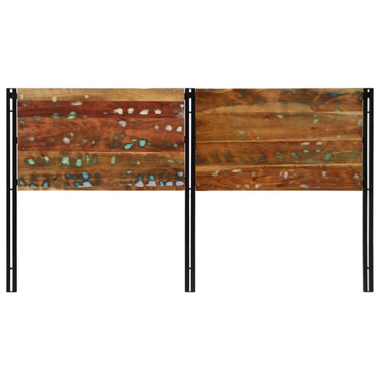 Headboard 180 cm Solid Wood Reclaimed and Iron