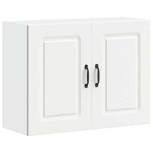 Kitchen Wall Cabinet Kalmar White Engineered Wood