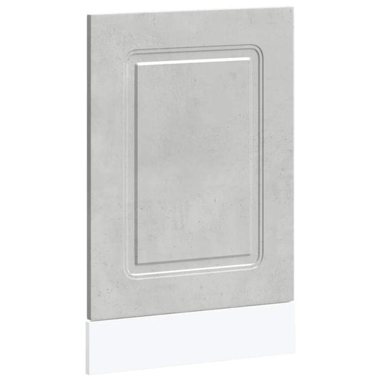 Dishwasher Panel Kalmar Concrete Grey 45x1.5x57 cm Engineered Wood