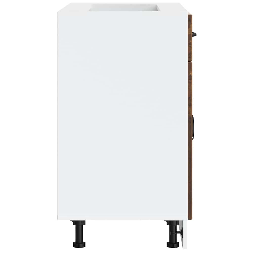 Kitchen Base Cabinet Lucca Smoked Oak Engineered Wood