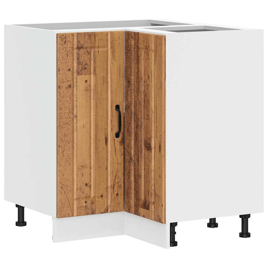 Kitchen Corner Base Cabinet Lucca Old Wood Engineered Wood